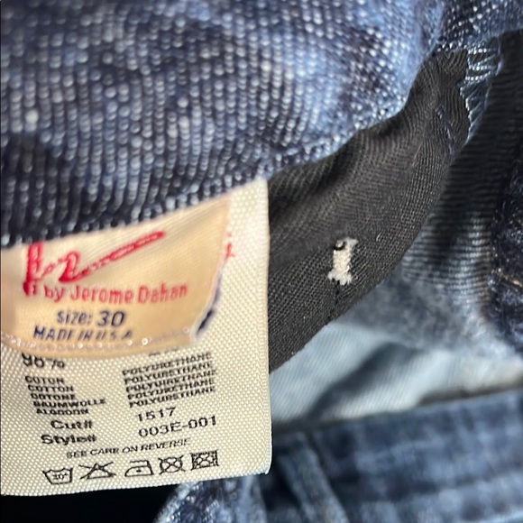 Citizens Of Humanity Faye # 003 Low Waist Full Leg Blue Jeans - Picture 12 of 14